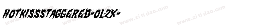 HotKissStaggered-oLzx字体转换