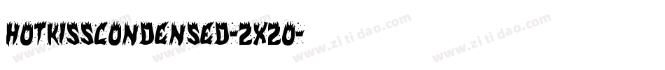HotKissCondensed-2x2o字体转换