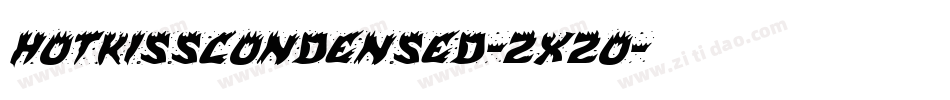 HotKissCondensed-2x2o字体转换