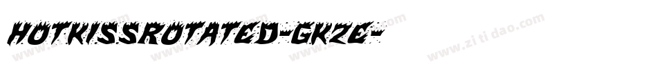 HotKissRotated-gKzE字体转换