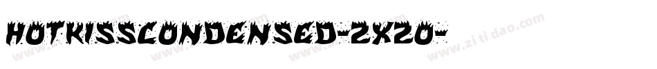 HotKissCondensed-2x2o字体转换