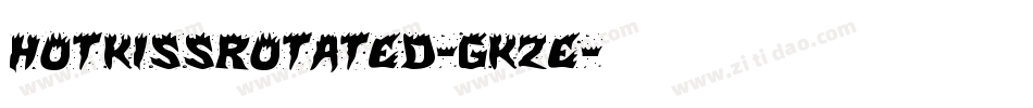 HotKissRotated-gKzE字体转换