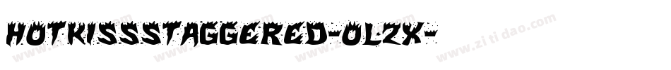 HotKissStaggered-oLzx字体转换
