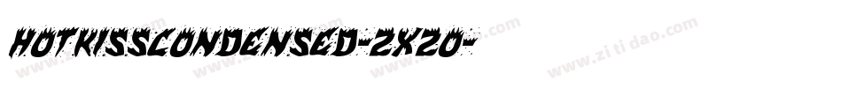 HotKissCondensed-2x2o字体转换