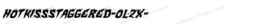 HotKissStaggered-oLzx字体转换