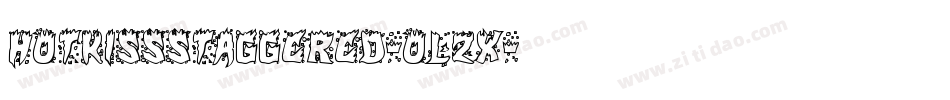 HotKissStaggered-oLzx字体转换