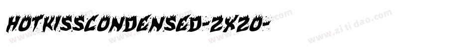 HotKissCondensed-2x2o字体转换
