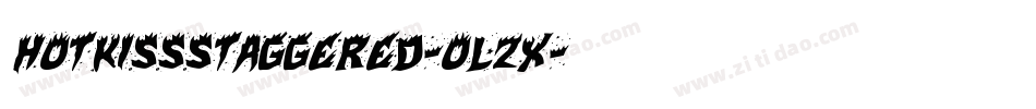 HotKissStaggered-oLzx字体转换