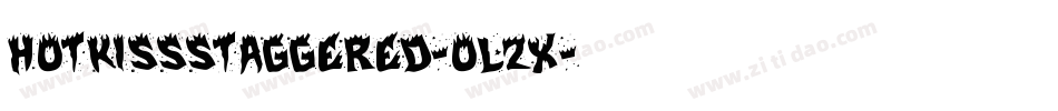 HotKissStaggered-oLzx字体转换