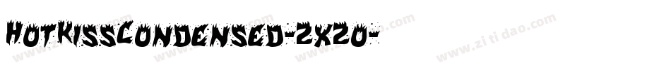HotKissCondensed-2x2o字体转换