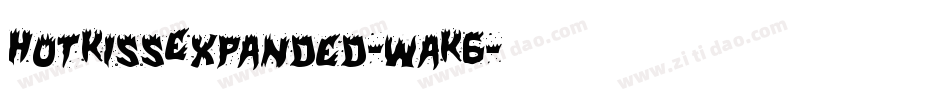 HotKissExpanded-waK6字体转换 HotKissExpanded-waK6字体转换