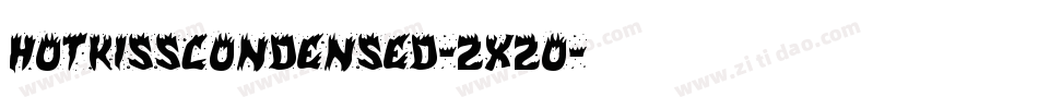 HotKissCondensed-2x2o字体转换