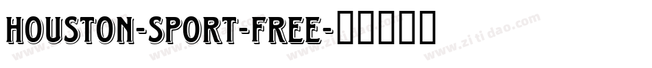 Houston-Sport-Free字体转换