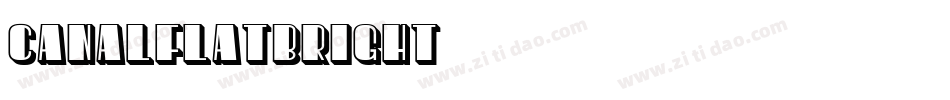 CanalFlatBright字体转换