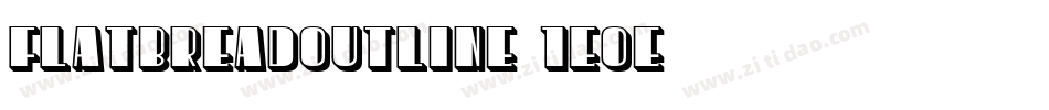 Flatbreadoutline-1eoe字体转换