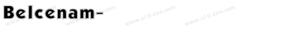 Belcenam字体转换