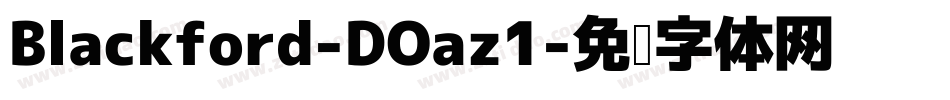 Blackford-DOaz1字体转换