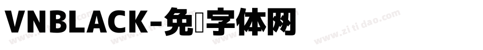 VNBLACK字体转换