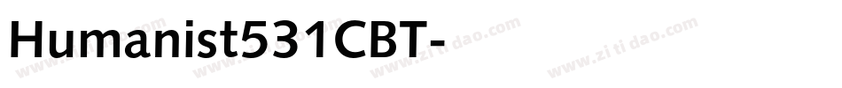 Humanist531CBT字体转换