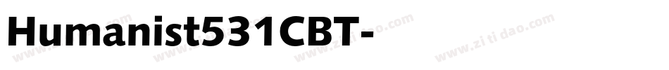 Humanist531CBT字体转换