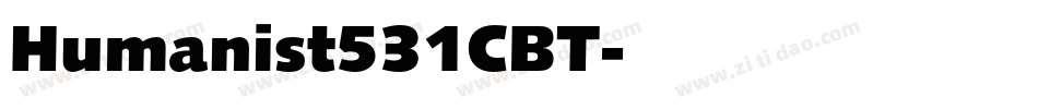 Humanist531CBT字体转换
