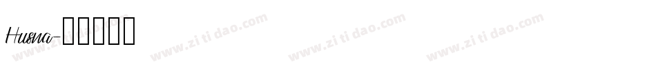 Husna字体转换