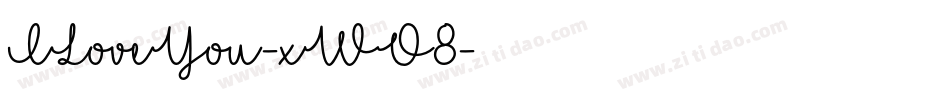 ILoveYou-xWO8字体转换