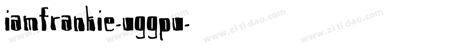 IAmFrankie-VGGpV字体转换