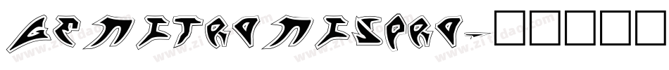 GenitronisPro字体转换