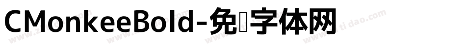 CMonkeeBold字体转换