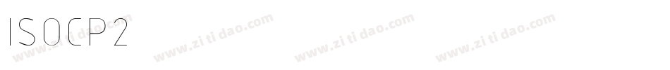 ISOCP2字体转换