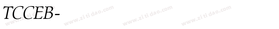 TCCEB字体转换