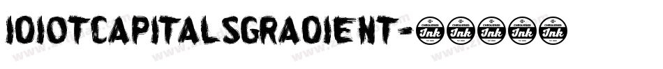 IdiotCapitalsGradient字体转换