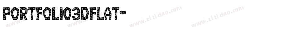 Portfolio3DFlat字体转换