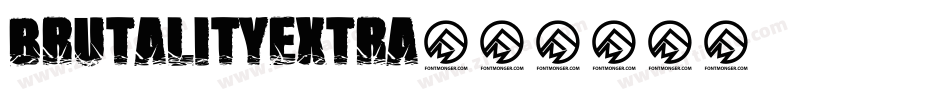 brutalityextra字体转换