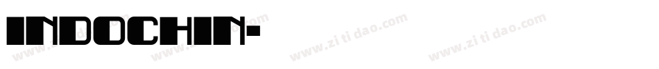 INDOCHIN字体转换
