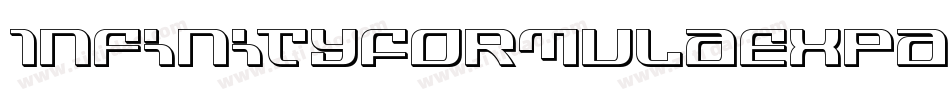 InfinityFormulaExpanded-Ar6L字体转换 InfinityFormulaExpanded-Ar6L字体转换
