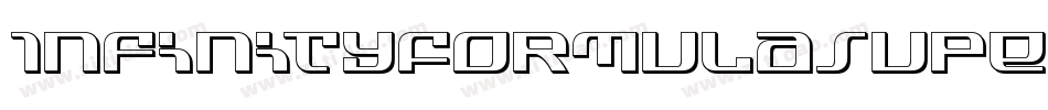 InfinityFormulaSuperItalic-lvl5字体转换