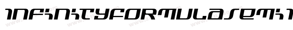 InfinityFormulaSemiItalic-9jpy字体转换