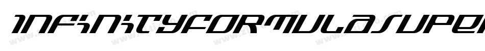 InfinityFormulaSuperItalic-lvl5字体转换