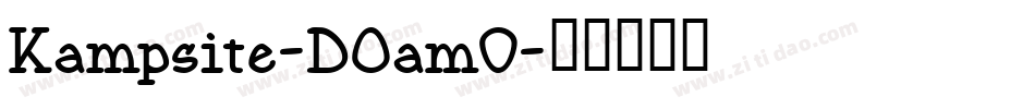Kampsite-DOam0字体转换