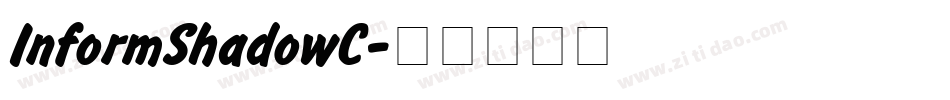 InformShadowC字体转换