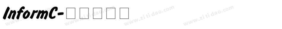 InformC字体转换