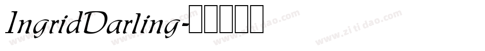 IngridDarling字体转换