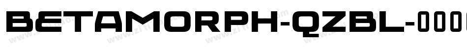 Betamorph-qZBl字体转换