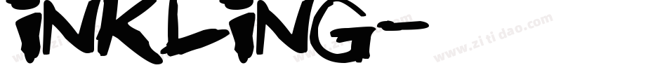 Inkling字体转换