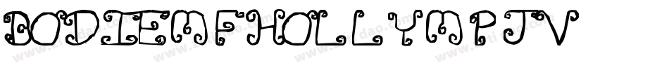 BodiemfHolly-MpJv字体转换