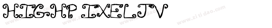 HighPixel7-08jv字体转换