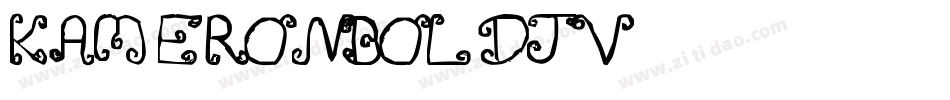 KameronBold-59Jv字体转换