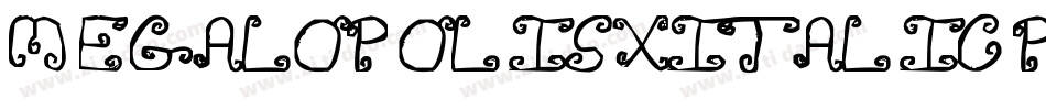 MegalopolisXItalic-plJv字体转换